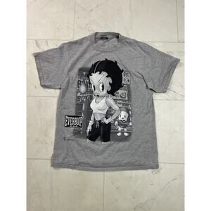 Vintage 90s Changes Betty Boop Boxing Gym Workout T-Shirt Size Large USA Single